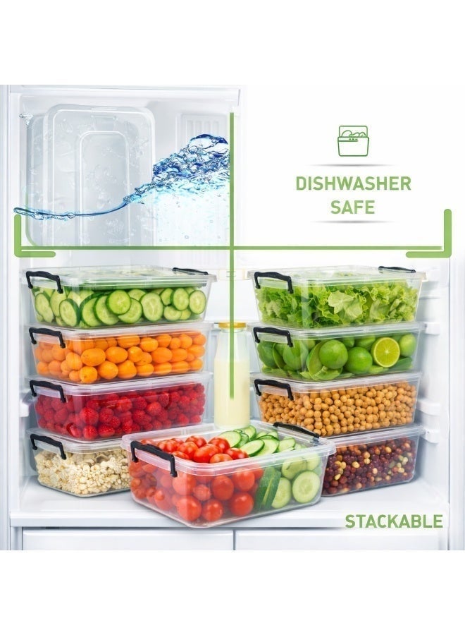 فافيلا طقم علب بلاستيك متعدد الاستخدامات-2قطعة جودة عالية - سعة1.2 لتر - Image 5